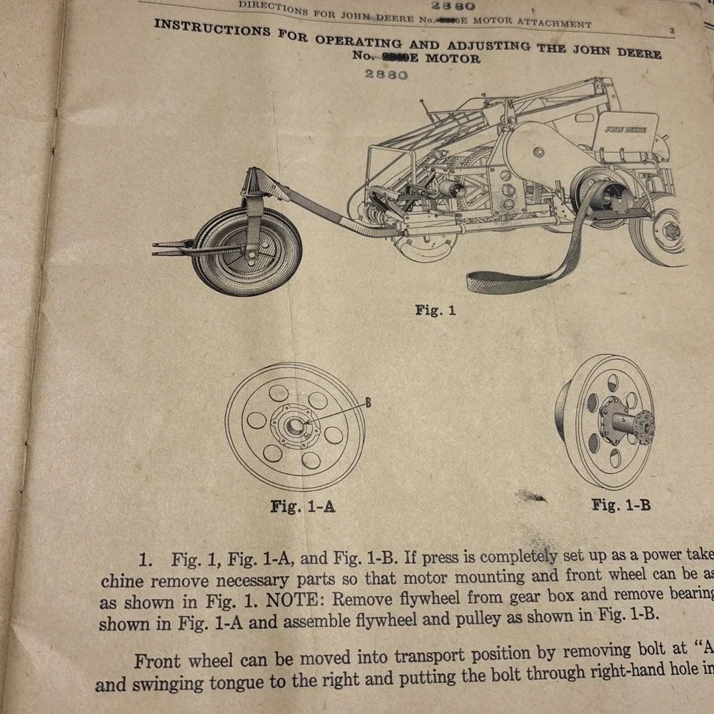 VTG John Deere Manuals Lot Farm Equipment Sea King Motor Sears Plumbing Ephemera